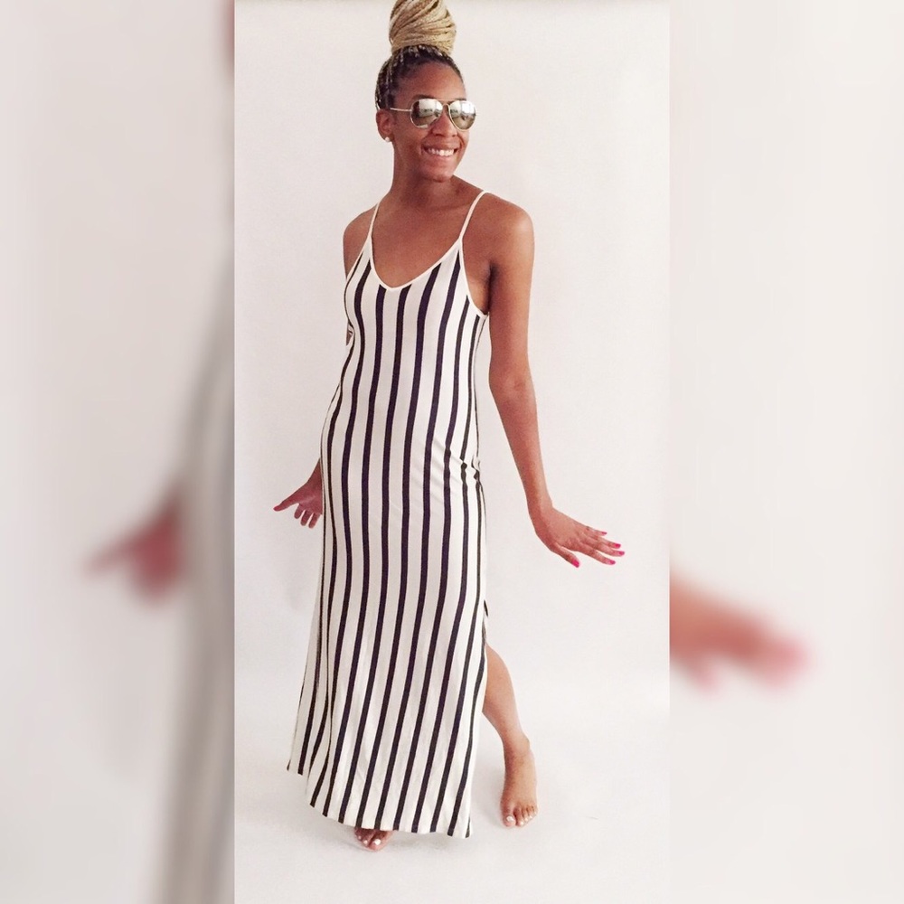 Striped Maxi Dress